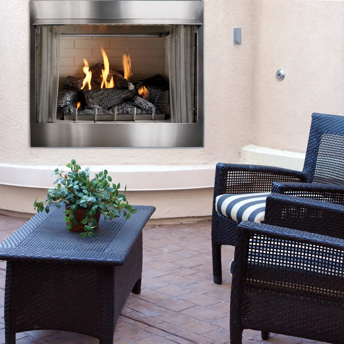 American Hearth Empire Carol Rose Outdoor 42" Vent-Free Fireplace