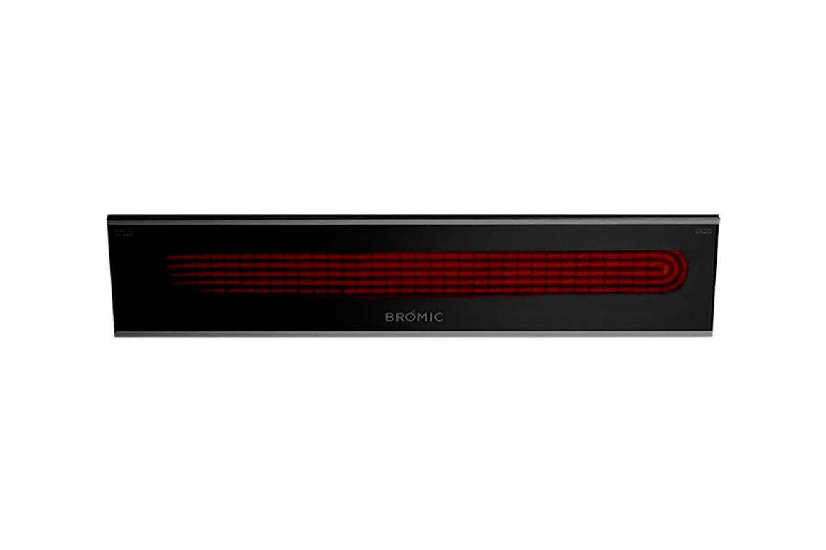 Bromic Heaters Platinum Marine Smart-Heat 2300 Watt Radiant Infrared Outdoor Electric Heater | Black | 240V