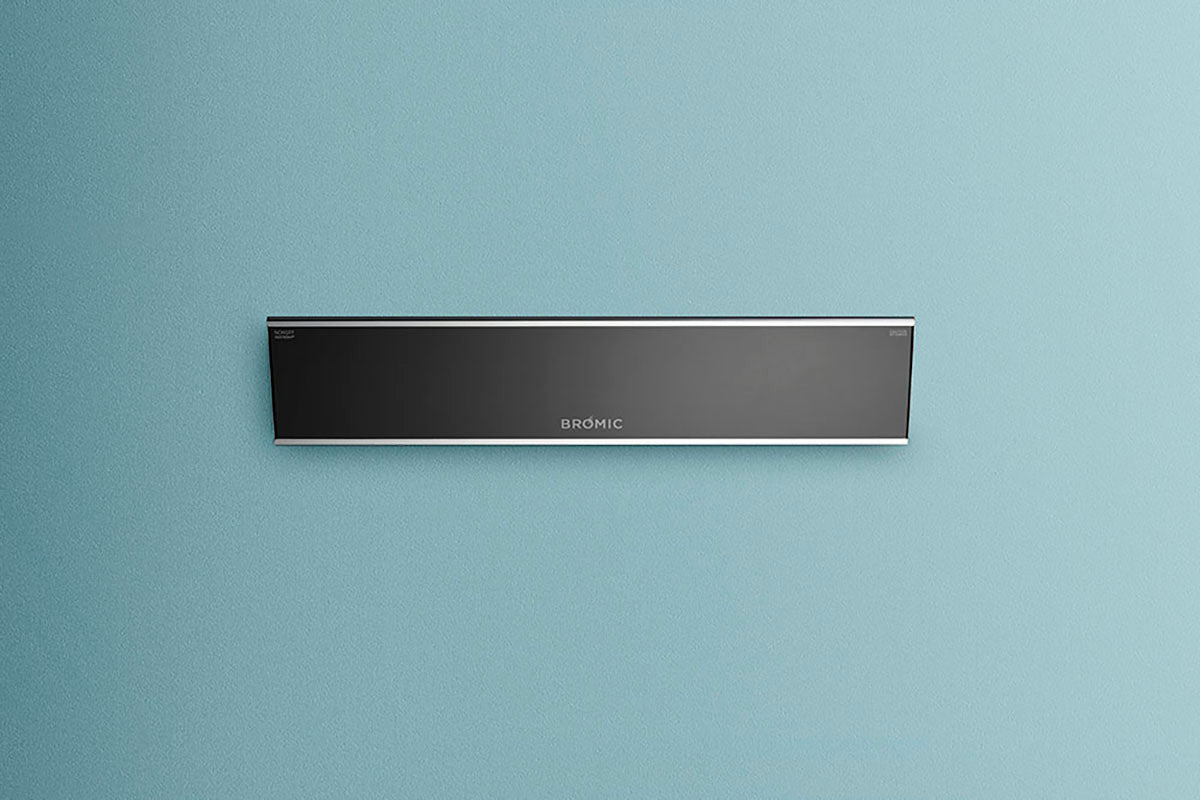 Bromic Heaters Platinum Marine Smart-Heat 2300 Watt Radiant Infrared Outdoor Electric Heater | Black | 208V