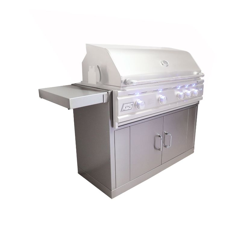 RCS 42 Inch Cutlass Stainless Steel Freestanding Grill Cart