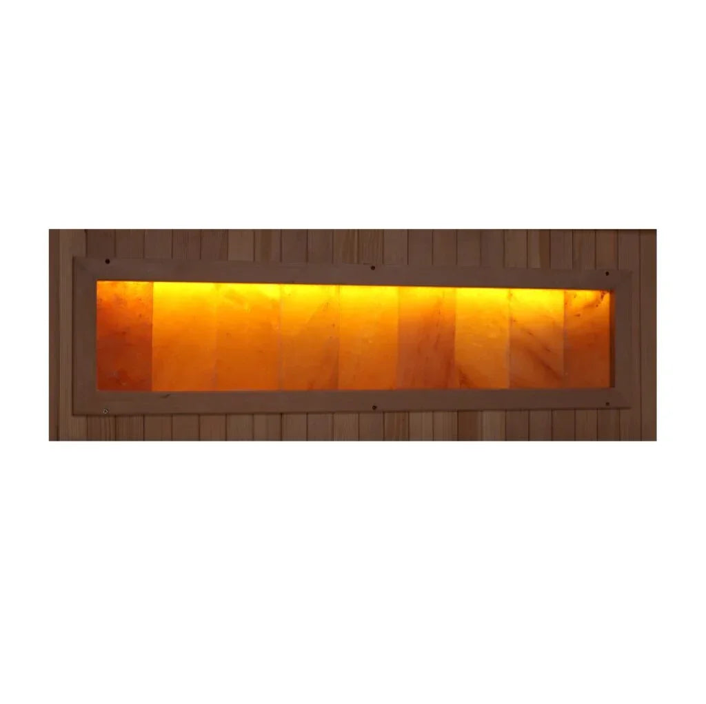 Golden Designs Full Spectrum Infrared Sauna with Himalayan Salt Bar | GDI-8230-01 | 3 Persons