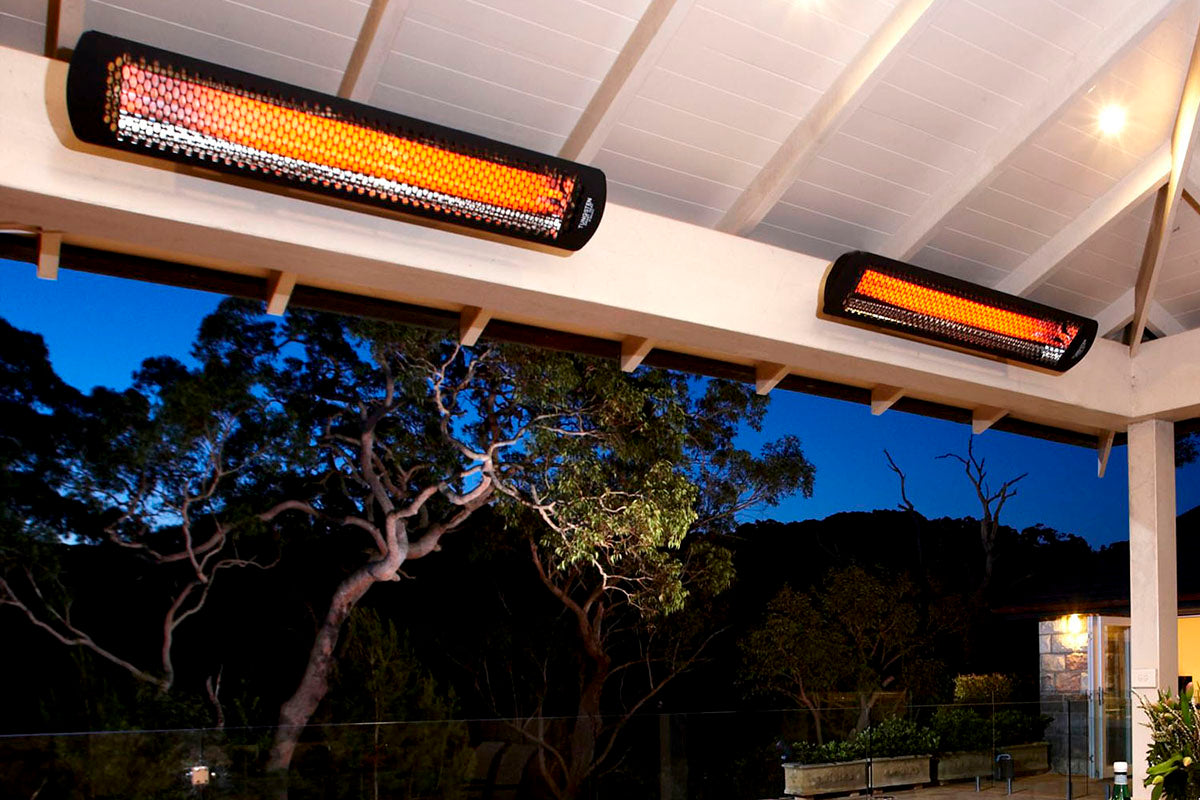 Bromic Heaters Tungsten Smart-Heat 4000 Watt Radiant Infrared Outdoor Electric Heater | Black | 208V