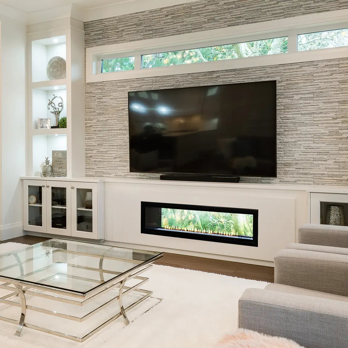 American Hearth Empire Boulevard See-Through 48" Direct Vent Gas Fireplace