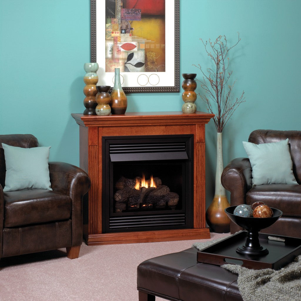 American Hearth Empire Vail Deluxe 26" Vent-Free Fireplace with Contour Burner