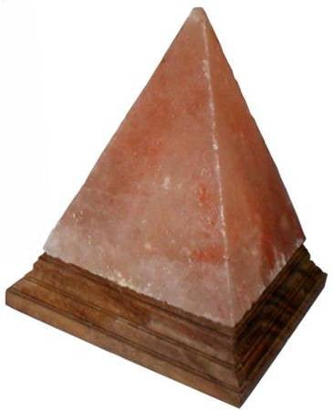 Himalayan Salt Lamp     Pyramid Shape 6"