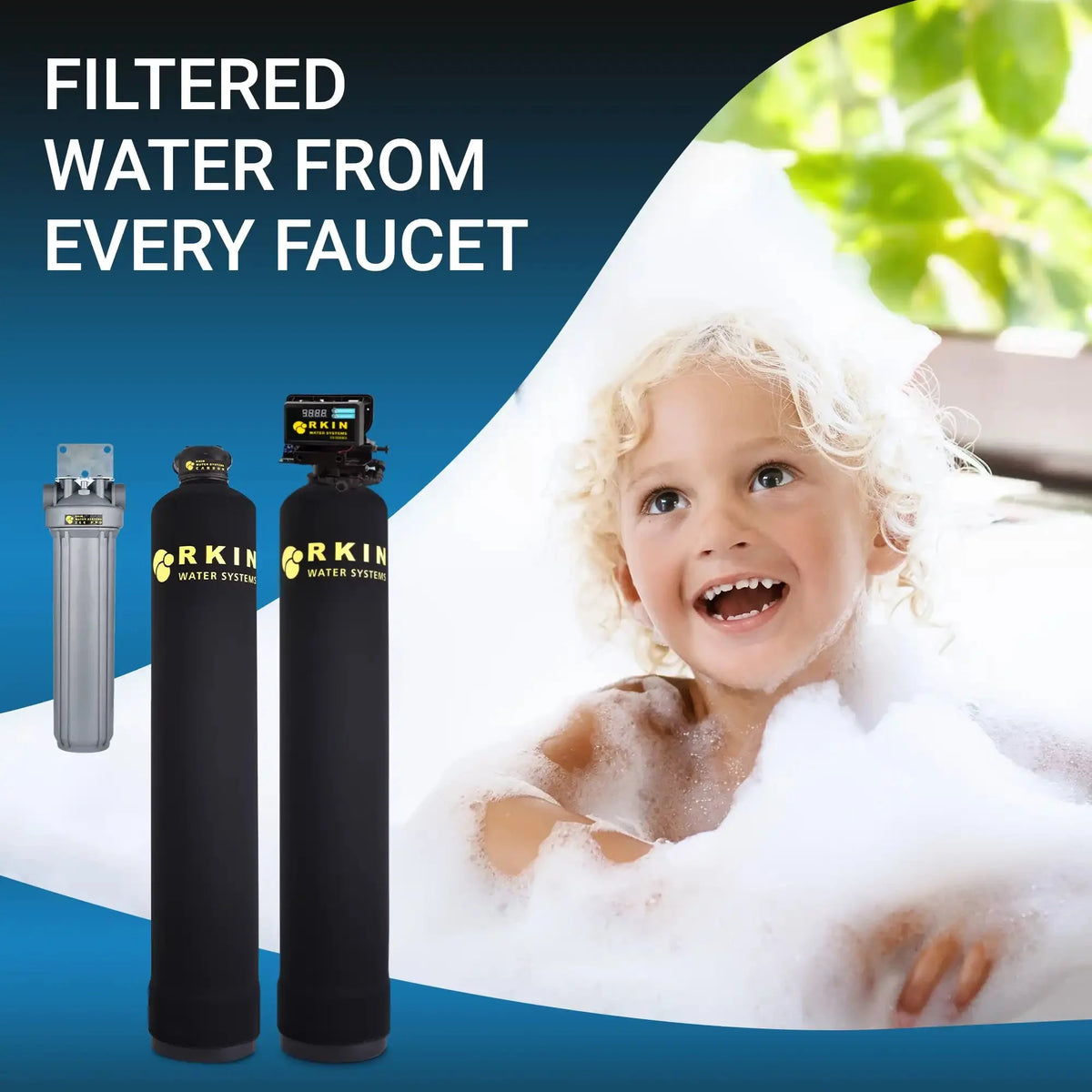 Advanced Salt-Free Water Conditioner and Well Water Filter Combo